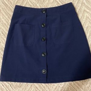 Blue skirt